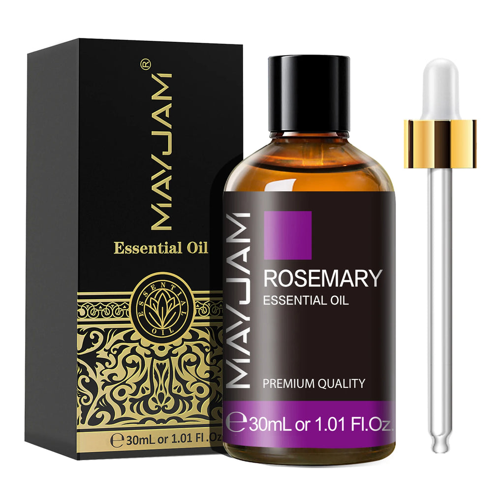 MAYJAM 1PCS 30ML Aromatherapy Essential Oil Lavender Vanilla Jasmine Eucalyptus Peppermint Aroma Oil for Diffuser Candle Soap