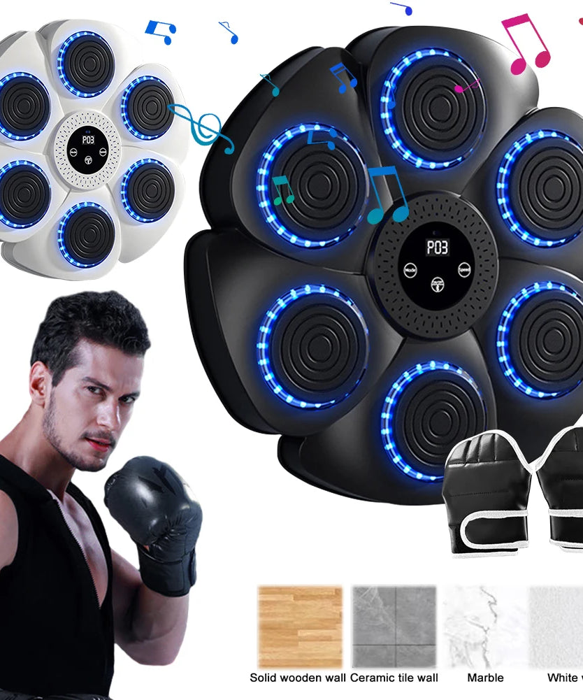 New Smart Music Boxing Machine Adult/Children Sports Fitness Boxing Trainer Home Exercise Response Training Boxing Wall Target