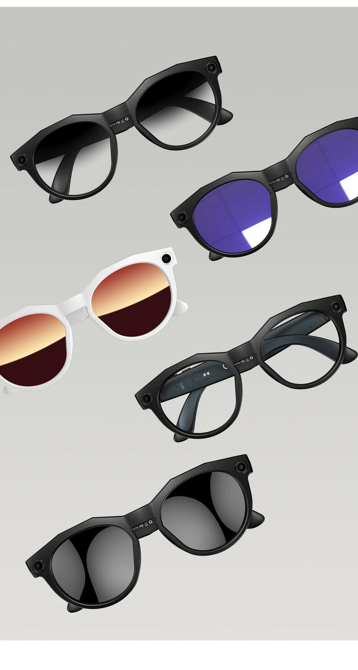 2026 New 4K HD AI Smart Glasses Men 800W Pixel Camera Bluetooth Call 4GB WIFI Transmission Voice Assistant Smart Glasses Women