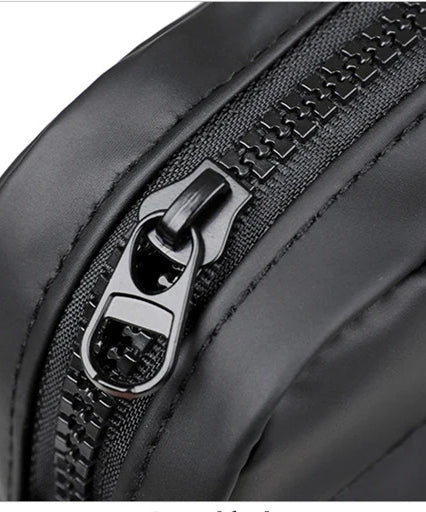 Simple Mini Men Crossbody Bag For Phone Side Bag Casual Waterproof PU Leather Shoulder Bag Business Small Messenger Sling Bags