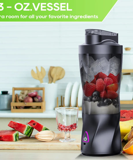 Electric Portable Juicer Fresh Fruit Mixer 700ML Multifunctional USB Rechargeable Shakes Smoothie Blender Outdoor Mixing Cup