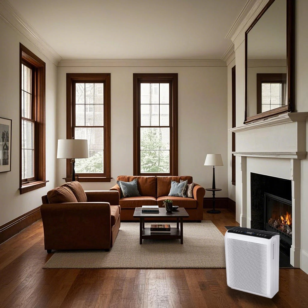 AROEVE Air Purifier 1504 Sq.Ft Touch Control Smart Timer 3 Speed , Washable Filters, for Pet Dander, Pollen, Smoke Bedroom, MK07