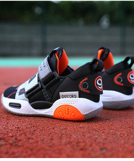 2024 New Children's Basketball Shoes For Boys Girls Non-slip Kids Sport Shoes Lightweight Outdoor Sneakers Trainers Footwear