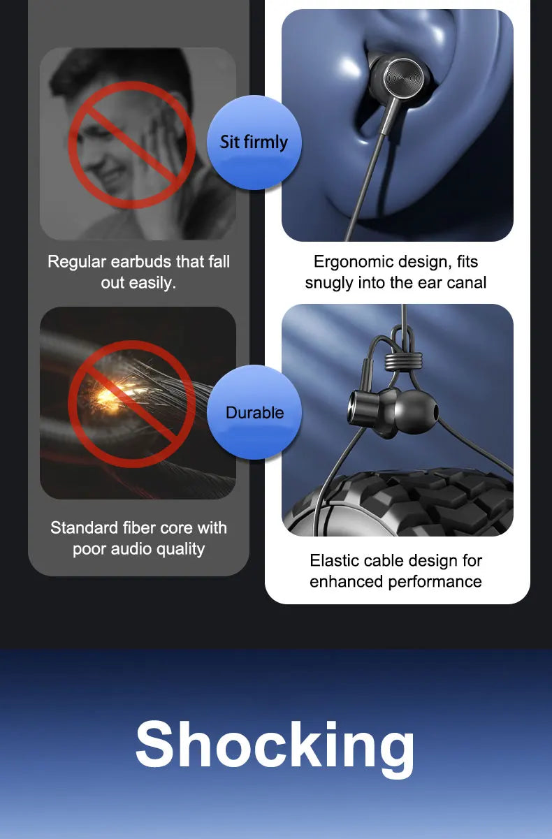 EARDECO 80 Hours Bass 5.4 Bluetooth Headphone Sport Wireless Headphones In-ear Outdoor  waterproof headset Noise Reduction