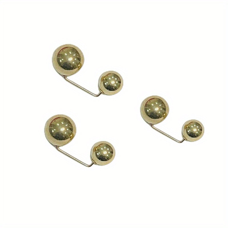 1/3pcs Waist Brooch Tightening Waistband Faux Pearl Pin Buckles Clothes Skirt Waist Pin Pants Buckle Brooches