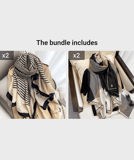 Imitation Scarf For Women Winter Warm Scarf Shawl Neckerchief Lightweight Shawl Wrap