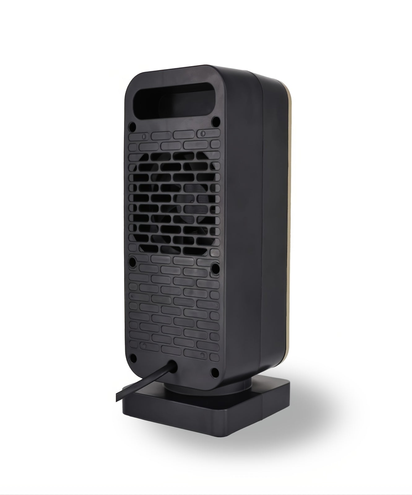 Quiet 500W Ceramic Electric Space Heater, Square Shape, 110-130V US Plug, No Energy Efficiency Rating, Tip-over Protection, Portable Heating Equipment for Bedroom, Living Room, Office