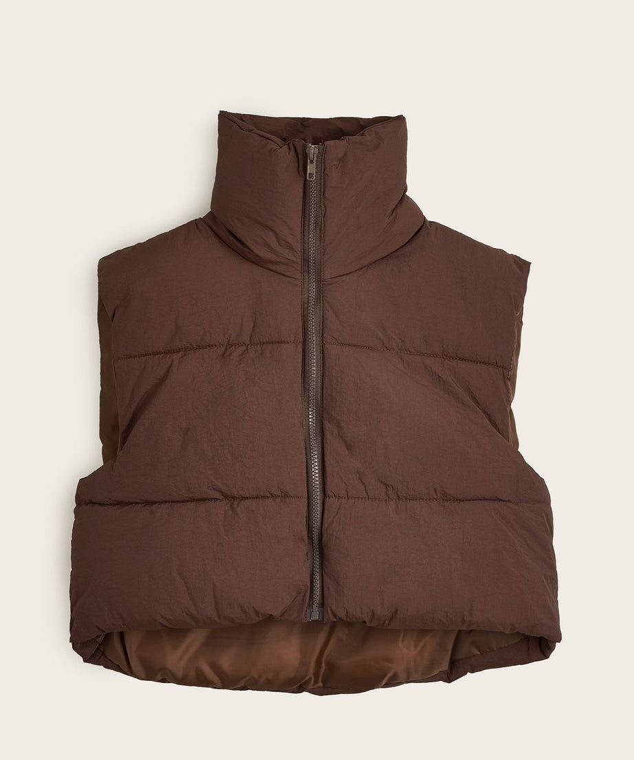 Women'S Sleeveless Vest - Vibrant Pink Slim-Fit Alternative Coat with Drawstring Hood, Zipper Front & Pockets for Fall/Winter Casual Wear, Casual Winter Wear | High Neckline Vest | Zippered Jacket