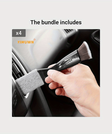Effortlessly Clean Your Car's Interior with this Soft Brush Air Conditioner Cleaning Tool -  Soft Bristles - For All Car Models - Suitable for Regular Car Maintenance - Great Gift for Car Enthusiasts