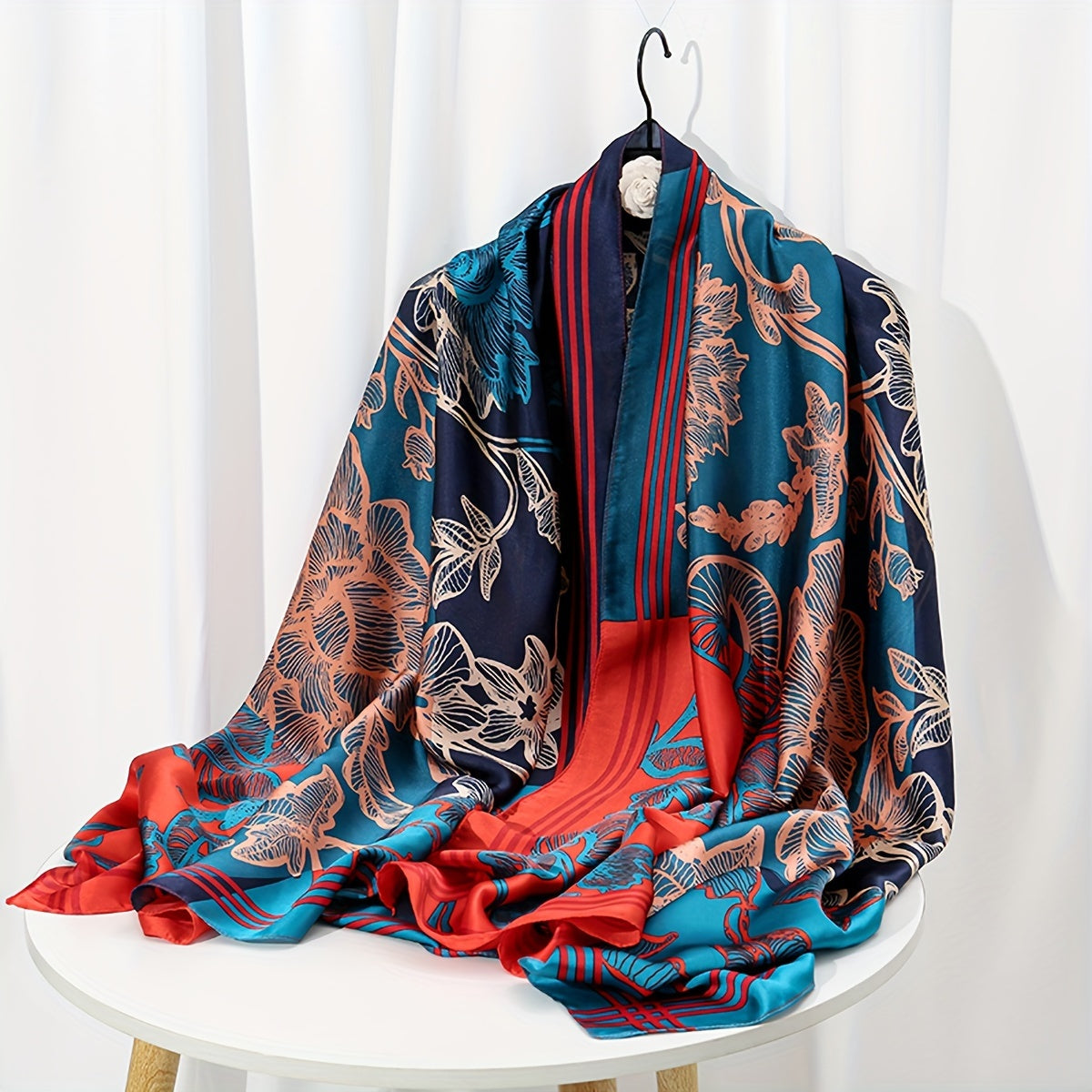 35.4"×70.9" Elegant Landscape Print Scarf Shawl - Windproof, Trendy, and Versatile Outdoor Wrap for Women - Stylish Hijab, Perfect for Any Occasion