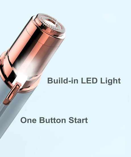 Conduroma Facial Hair Remover & Painless Shaver - USB- Epilation Razor for Women & Men, Face, Body, Bikini, Mustache, Eyebrow, Lip & Chin Trimmer, At- Hair Removal Device (USB Rechargeable)