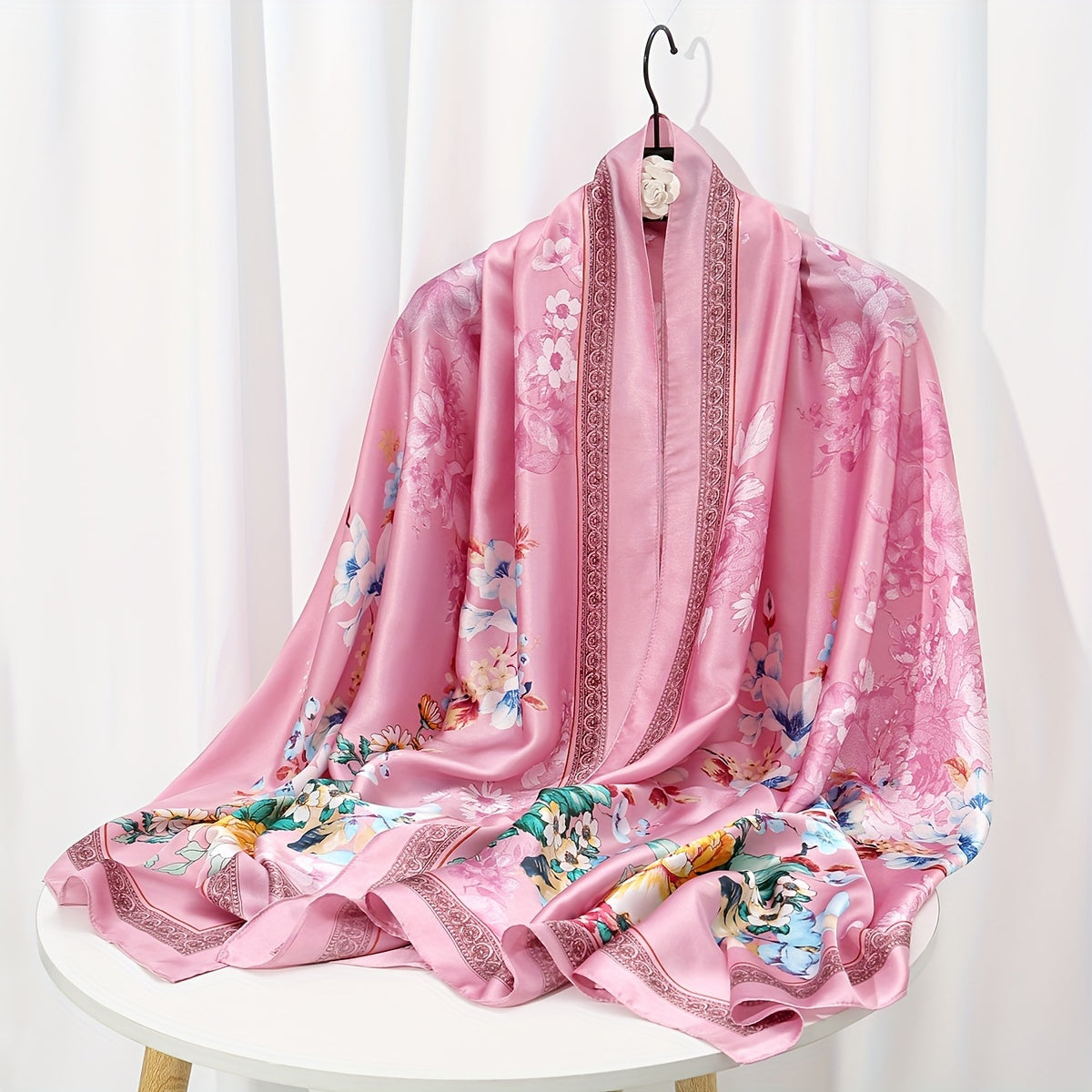 35.4"×70.9" Elegant Landscape Print Scarf Shawl - Windproof, Trendy, and Versatile Outdoor Wrap for Women - Stylish Hijab, Perfect for Any Occasion