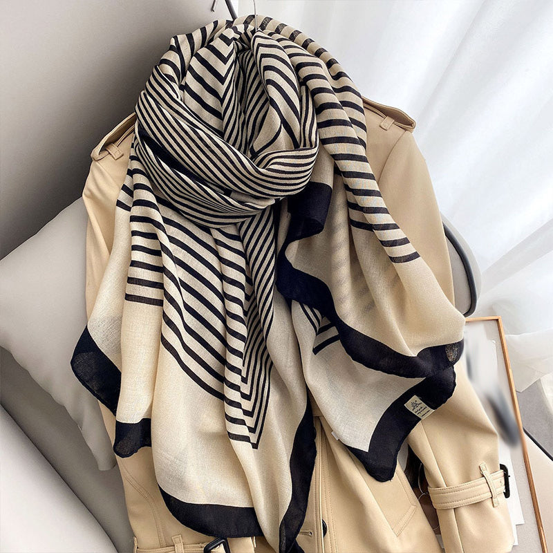 Imitation Scarf For Women Winter Warm Scarf Shawl Neckerchief Lightweight Shawl Wrap