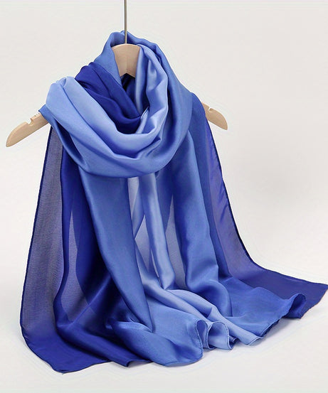 35.4"×70.9" Elegant Landscape Print Scarf Shawl - Windproof, Trendy, and Versatile Outdoor Wrap for Women - Stylish Hijab, Perfect for Any Occasion