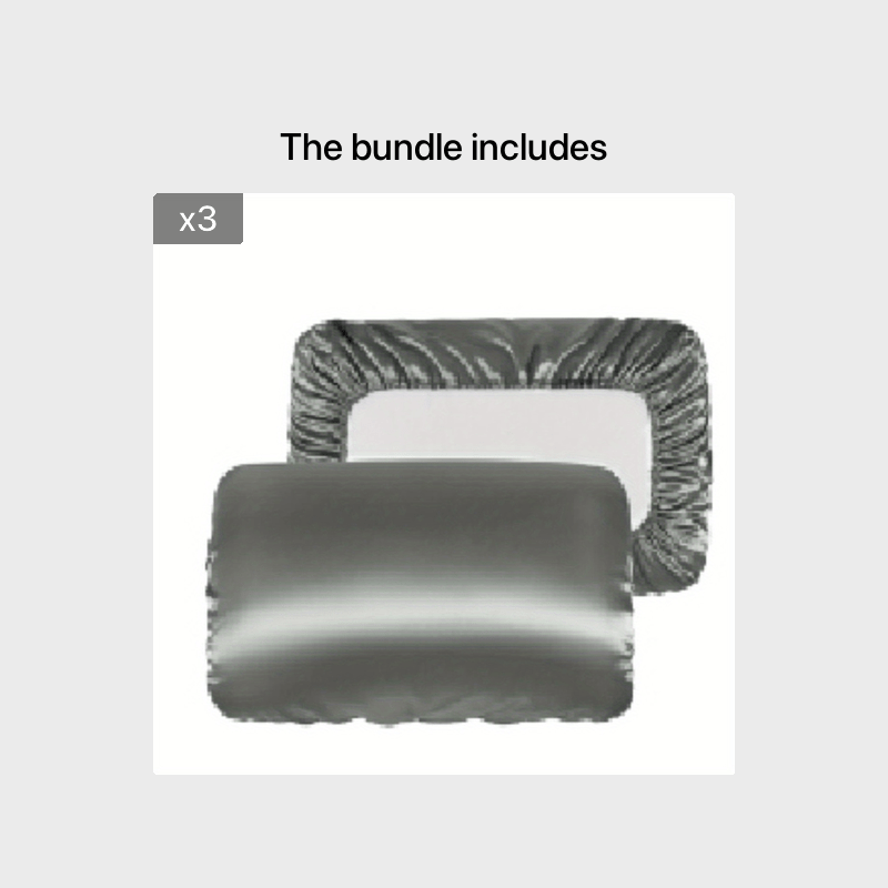 2pcs Soft And Breathable Satin Pillowcase With Elastic Cord - Perfect For A Comfortable Sleep In Your Bedroom