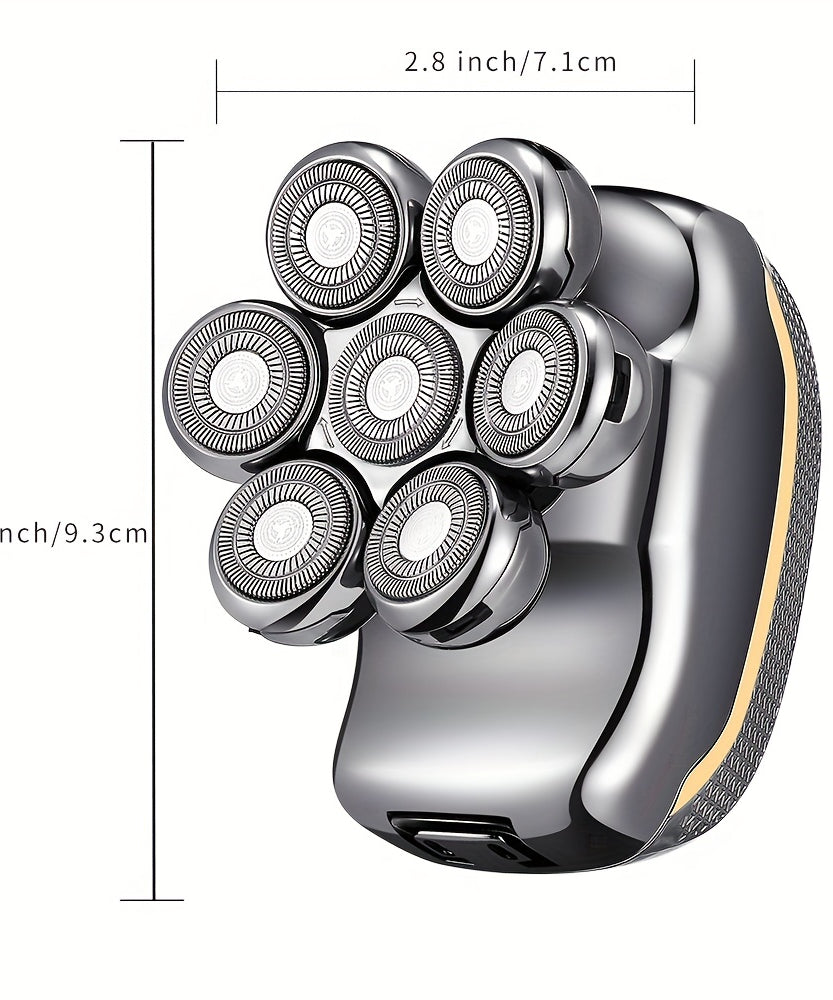 Men'S Electric Head Shaver Razor - Rechargeable Cordless Hair Shaving Razors for Bald persons