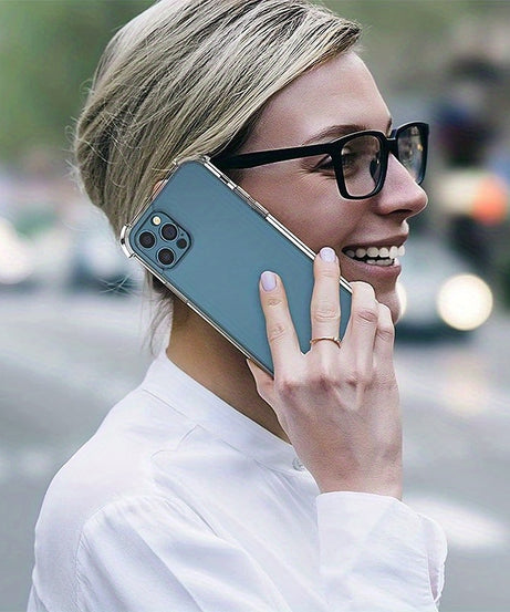 Durable And Transparent Phone Cover Designed for Various for iphone Models Including The Latest Ones, Providing Slim Protection.