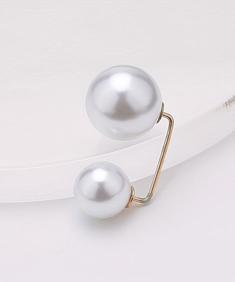 1/3pcs Waist Brooch Tightening Waistband Faux Pearl Pin Buckles Clothes Skirt Waist Pin Pants Buckle Brooches