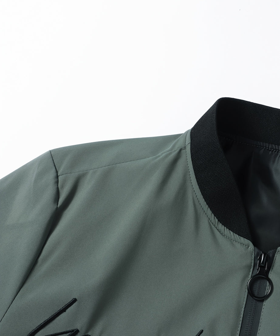 Men'S Letter Embroidered Casual Bomber Jacket, Mens Winter Jackets And Coats, Fridays Items, Mens Gifts Ideas, Gifts for Men, Thermal Wear for Men, Christmas Gifts, Suitable for Everyday Life, Home, Outdoor, Work, And Leisure