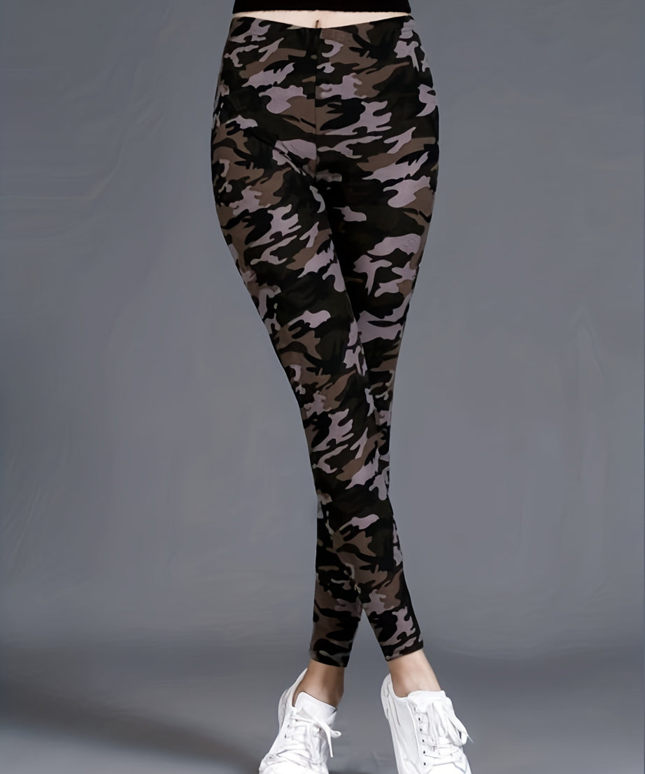 [Floral Leggings] High Waist Floral Printed Women's Leggings | Casual Sweatpants Pants
