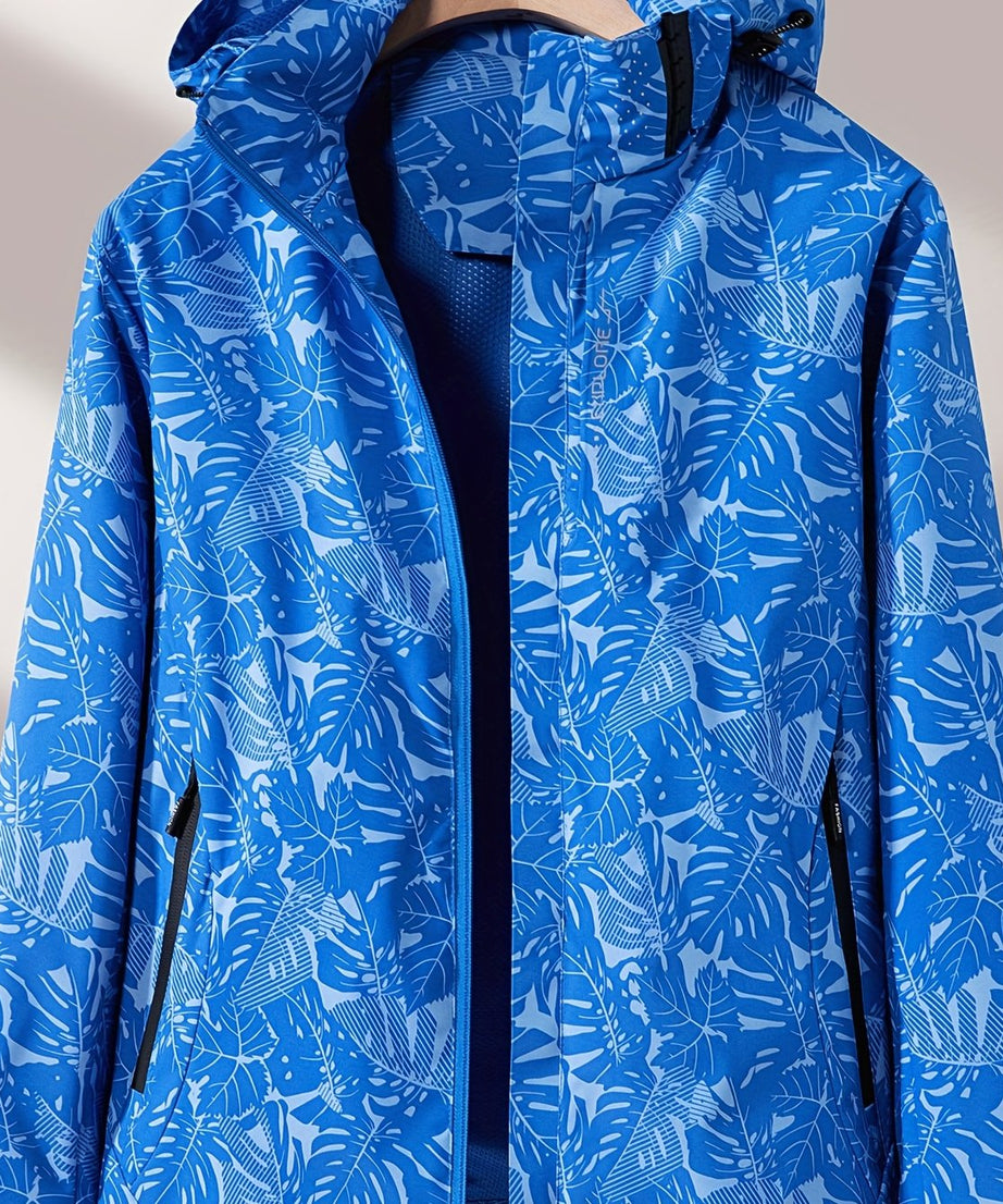 Women'S Windproof Jacket with Full-Zip Front - Lightweight Outdoor Coat, Stand Collar, Non-Stretch Fabric for Hiking, Camping, Travel - Bright Pink Windproof Shell (Spring/Fall/Summer) - Easy-Care Design, Hiking Gear, Camping