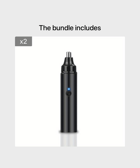 [GERTZY Ear Trimmer] GERTZY Rechargeable Ear And Nose Hair Trimmer | Painless Eyebrow Facial Hair Removal Nose Clipper for Men and Women | Father's Day Gift, USB Electric