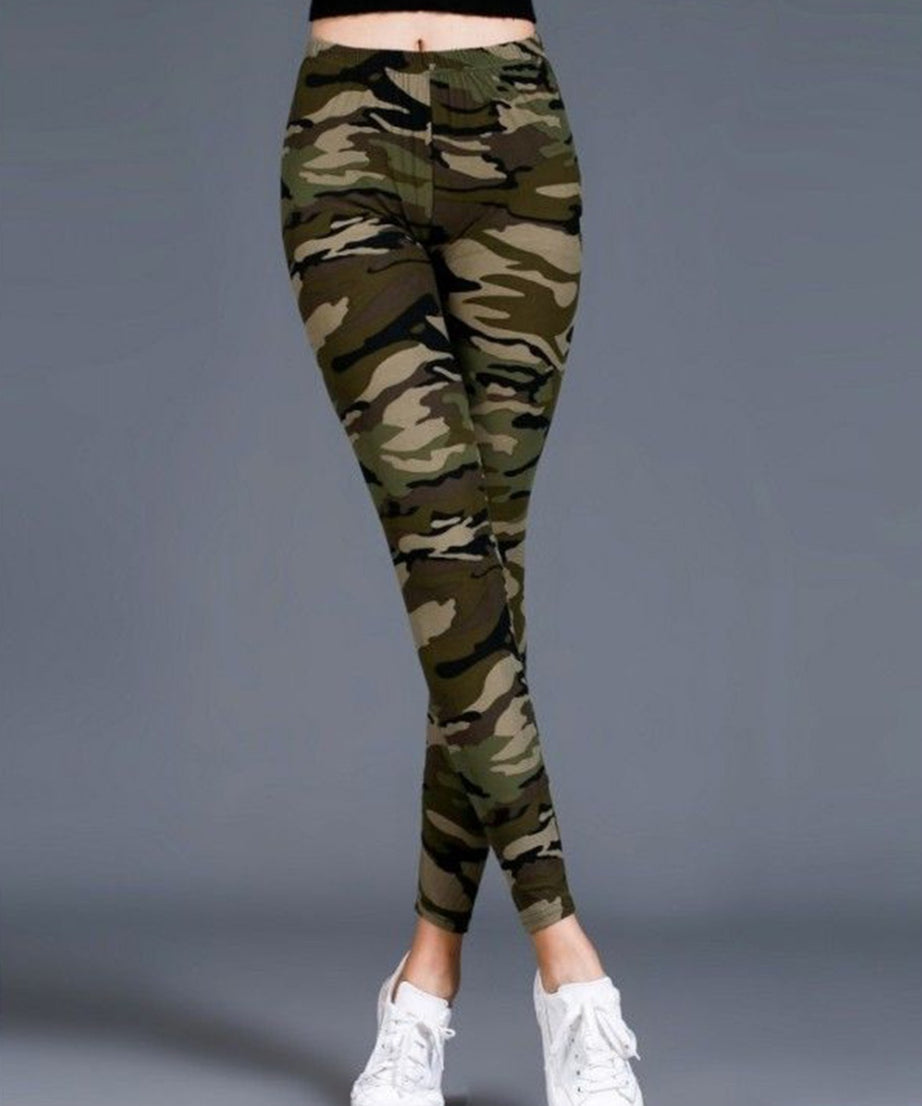 [Floral Leggings] High Waist Floral Printed Women's Leggings | Casual Sweatpants Pants