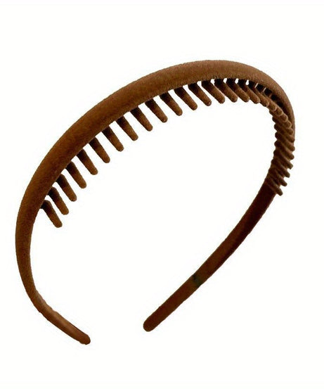 Hair Clip Frosted Color Headband Women's Non-slip Band Teeth Simple Pressure Headband Face Headband Hair Accessories