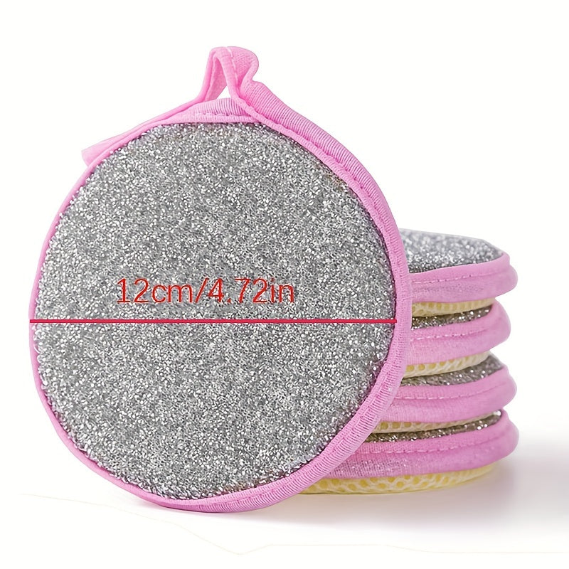 5/10pcs, Double Side Dishwashing Sponge Pan Pot Dish Wash Sponges Household Cleaning Tools Kitchen Tableware Dish Washing Brush