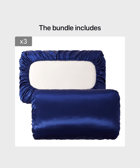 2pcs Soft And Breathable Satin Pillowcase With Elastic Cord - Perfect For A Comfortable Sleep In Your Bedroom