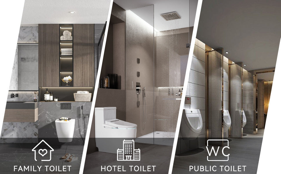 [Christmas Gifts] Aokala Toilet Brush And Holder, Elegant Toilet Bowl Brush Set with Ergonomic Long Handle