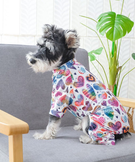 Cute Pet Pajamas for Small and Medium Dogs and Cats - Soft and Comfortable Jumpsuit for Your Furry Friend