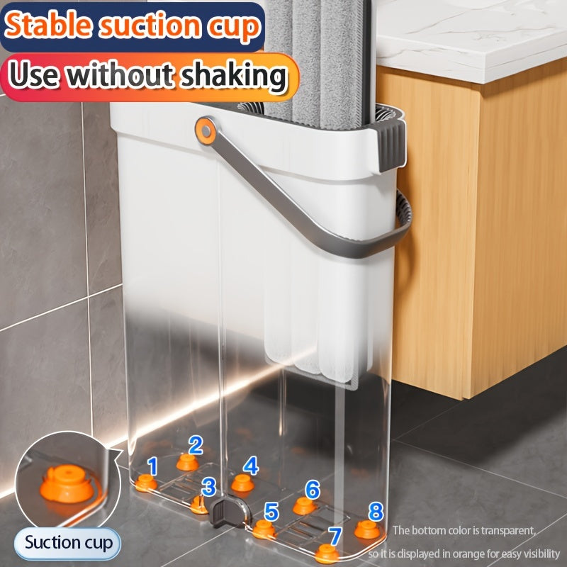 7-fold Scraper Cleaner: Home Cleaning Tool with 7-fold Scraper and Water Tank - Suitable for Kitchen, Bathroom, Living Room, Bedroom - No Electricity Required