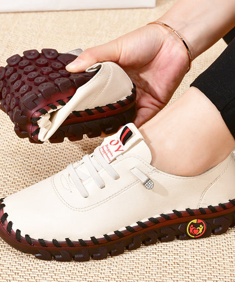 Women's / Round-Toe Flat Shoes with Spoils Accent - Casual Comfortable All-Season Sneakers, PVC Sole & Soft, Breathable for Square Dance, Casual Attire -  Upper (North America/Europe Style)