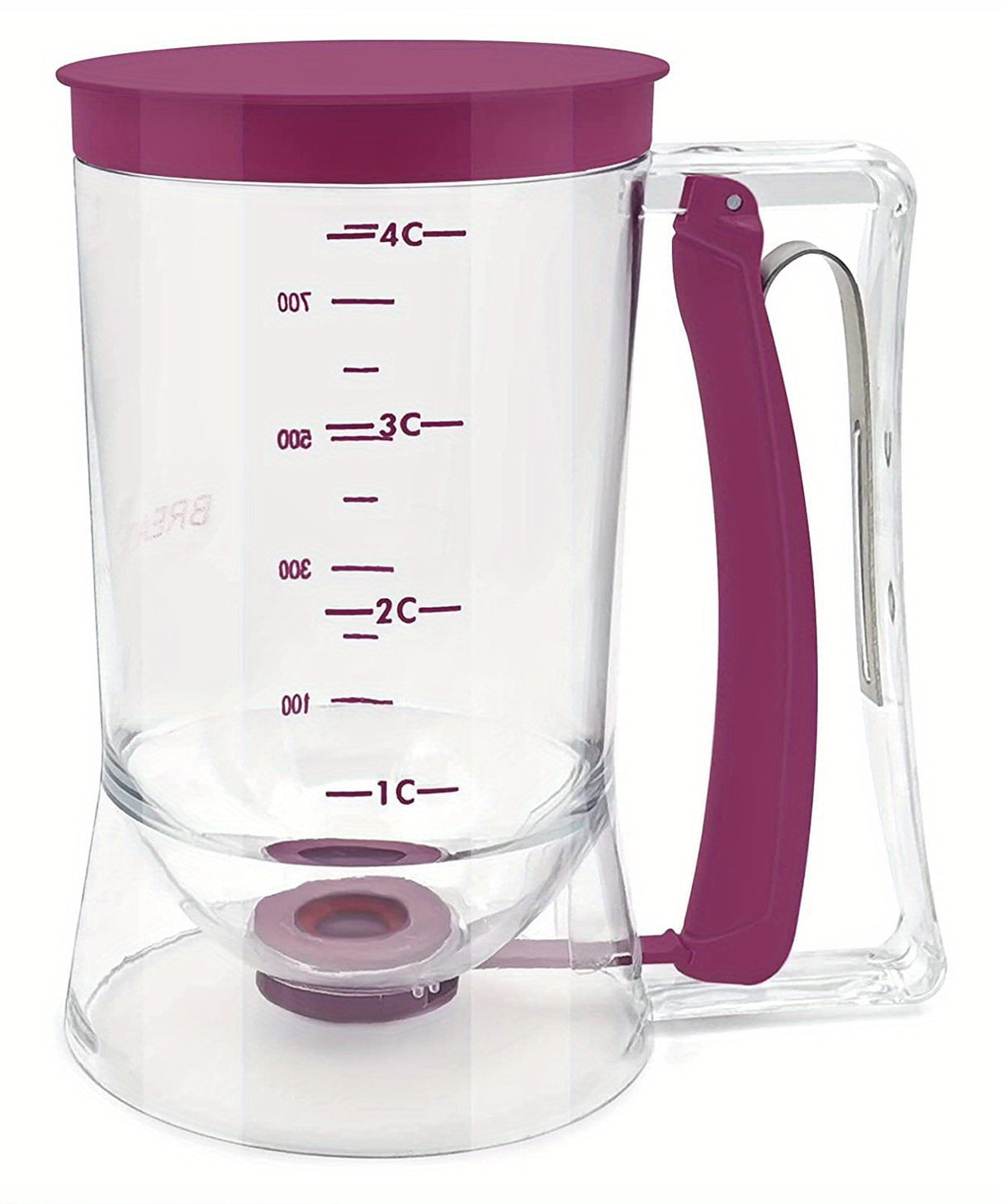 [Collapse Batter Dispenser] 1pc Collapsible Pancake Cupcake Batter Dispenser - Perfect Baking Tool For Cupcakes, Waffles, Muffin Mix, Or Any Baked Goods